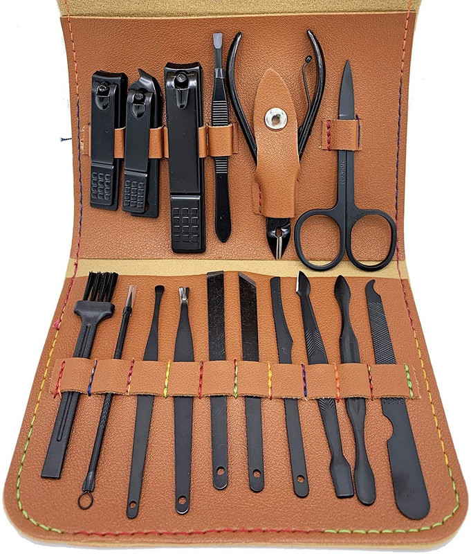 DOCOSS 16 IN 1 Professional Manicure Pedicure Kit For Men Women / Manicure Kit Pedicure Set / Nail Cutter Set Nail Pedicure Set / Manicure Pedicure Kit With Nail Cutter/ Pedicure Kits(230 g, Set of 1)