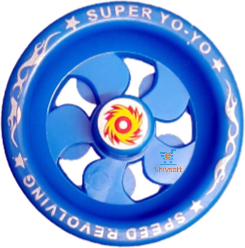 Shivsoft Plastic Figid High Speed Yoyo with Bearing (White)(White)