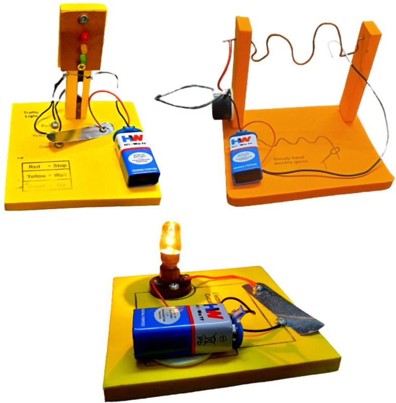 Smartcircuits DIY STEM Electronics Activities Kit | Age 8 Years - 14 Years| Educational & Learning Toys for Kids | Made in India Gift for Kids Junior Scientist Projects(Multicolor)
