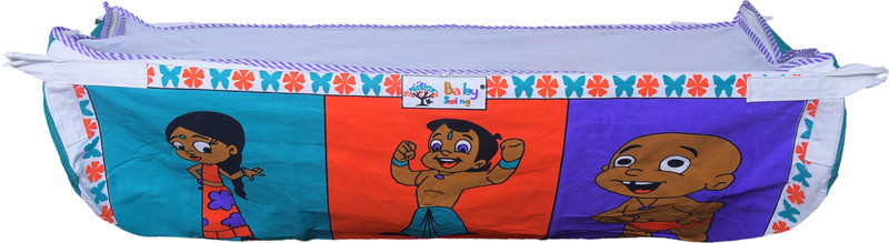 Baby Swing Baby zoli/Baby khoya Cradle Cloth/Infant & Toddler Beds/Soft Cloth Flat Bed/Ghodiyu/Khoy/Palana/Hammock with Mosquito Net(Multicolor)