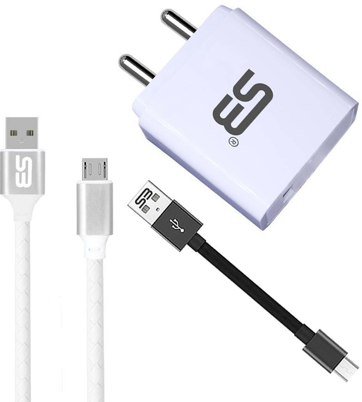 shopbucket Wall Charger Accessory Combo for Vivo Y15 2019, Vivo Y11 2019, Vivo U10, Vivo Y12, Vivo Y91i, Vivo S1, Vivo U20, Vivo Z1 Pro.(White)