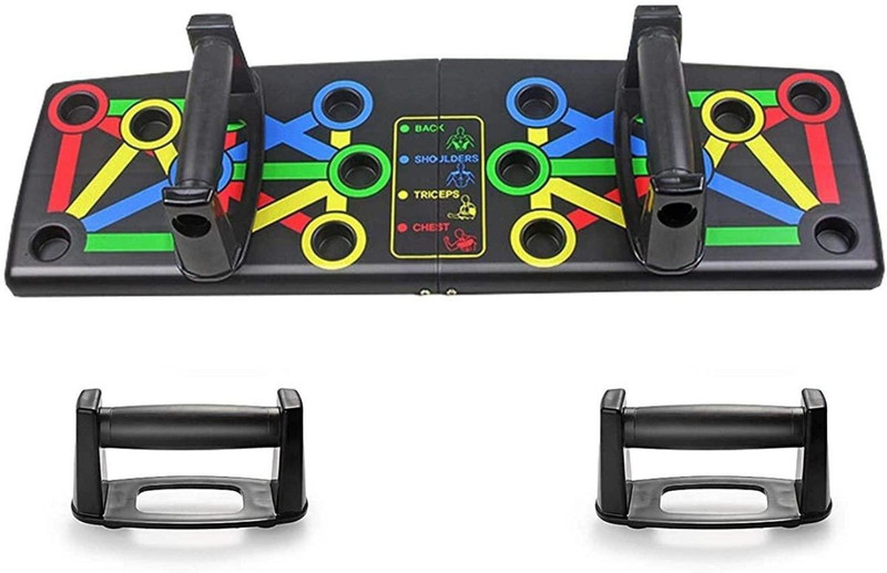 YUKI Body Building Colour-Coded Pushup Board Push-up Bar
