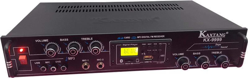 KAXTANG KX-9999BT DJ Bluetooth Transistor BIG CARD Amplifier with 4440 Double IC, BT/ USB/ AUX/ MP3/ SD-MMC 260 SOLOMAX ABSTRACT 260 W AV Power Amplifier (Black) 258 W AV Power Amplifier(Black)