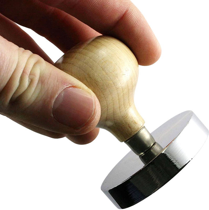 Luxuro Gold Testing Magnet with Round Wood Handle