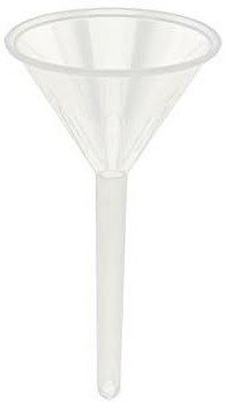 Indiginous Professional Plastic Funnel for Lab, School, Kitchen Small Funnel Scientific Use Polypropylene Funnel(Clear, Pack of 1)
