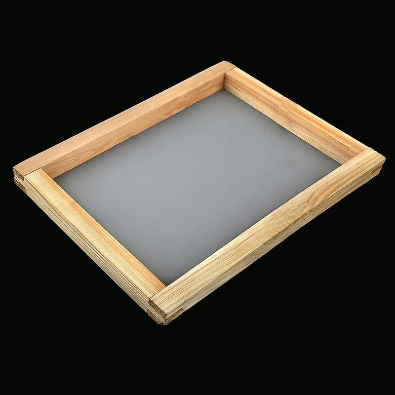 RM Screen Printing Frame With Mesh Wooden A4 Size (10x12 Inch) Premium Quality Product(White)