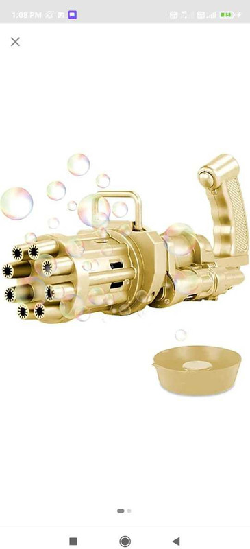 VD TOY'S bubble gun Water Gun(Gold)