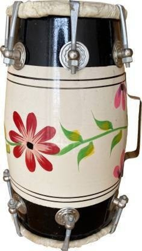 AMROHA ENTERPRISES yellow-003-003 Nut & Bolts Dholak(Multicolor)
