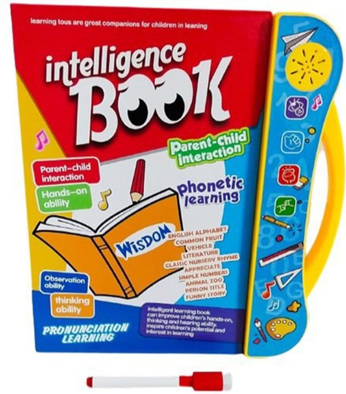 KC COLLECTION Interactive Children Book -Musical English Educational Phonetic Learning Book for 3 + Year Kids, Boys, Toddlers(Multicolor)