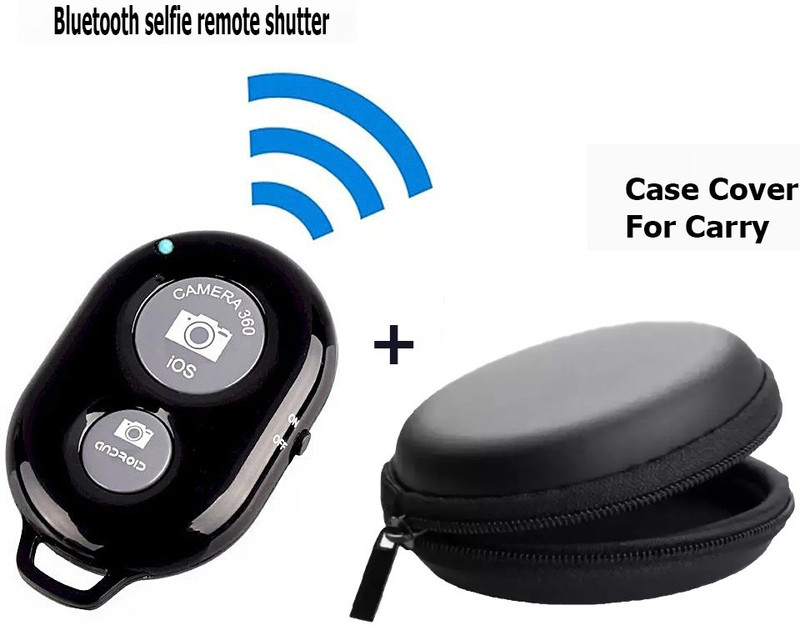 BOPUD New Hot Selling Wireless Bluetooth Remote Shutter Create Beautiful Photos and Selfies With + Carry Pouch Camera Shutter Remote Control Monopod Selfie Stick Shutter Self-timer Remote Shutter for IOS Android Mobile Phone Photo Bluetooth Selfie Remote Control Bluetooth photo clicker video shutter