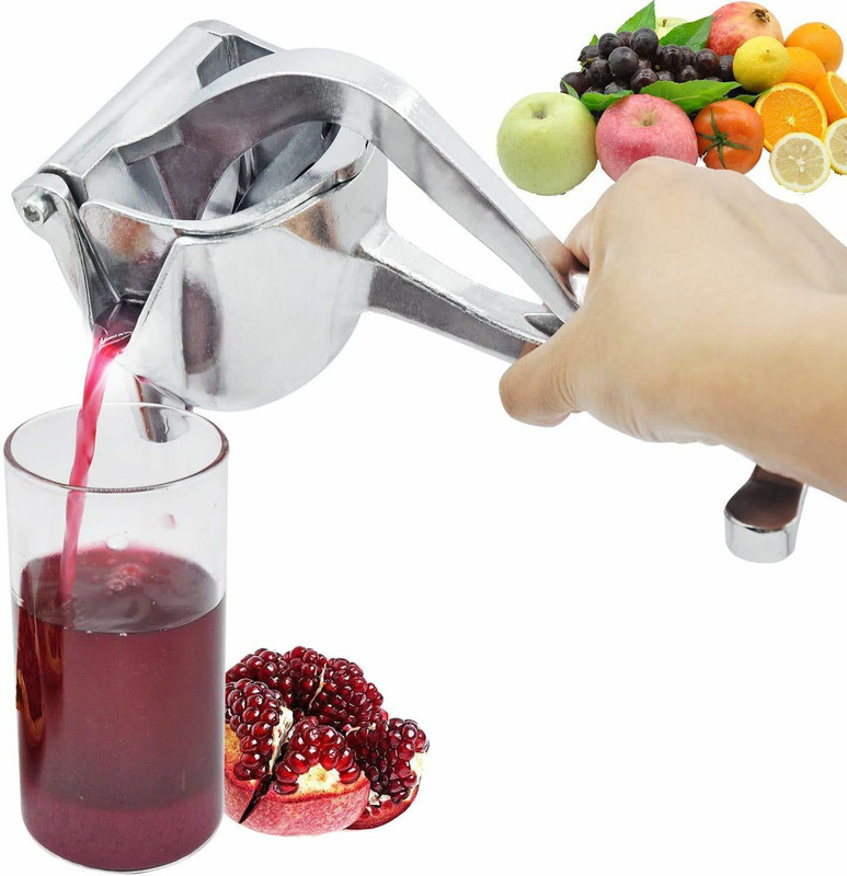 Fitaza Aluminium Aluminium Hand Juicer Fruit Manual Juicer Hand Press Citrus Lemon Squeezer Hand Juicer(Multicolor)