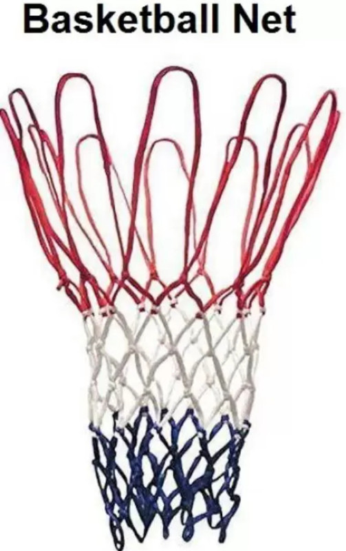 clark CLK21 nylon basketball net pack of 2 Basketball Net(Multicolor)