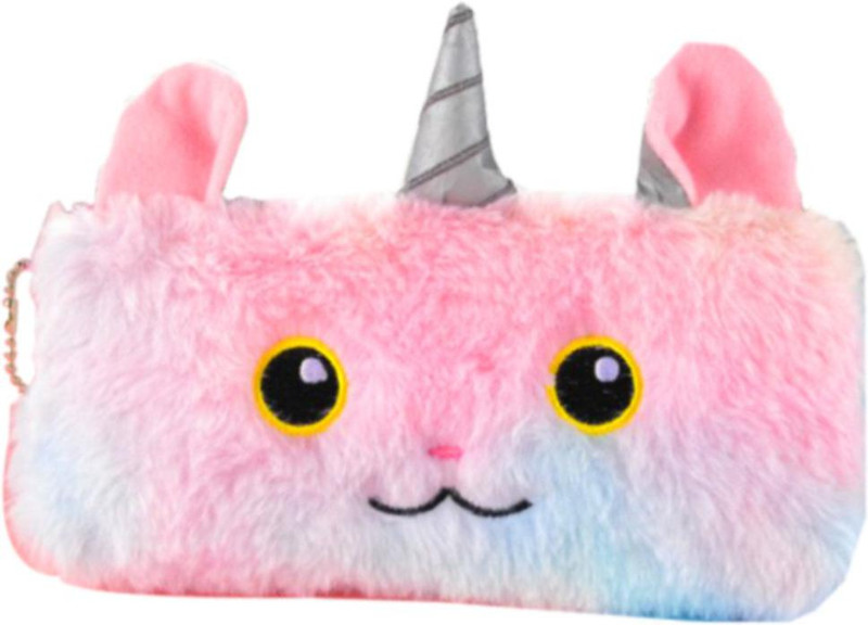 AFFENDS fanny pack Unicorn Pencil Pouch Unicorn Coin Purse Unicorn Coin Purse Unicorn Horns Rainbow Fur Pencil Pouch Case for KidsSoft Plush Fabric Pencil Storage Case Pouch- Kids School Supply Organizer Students Stationery Pouch for Girls, Assorted DesignIt can hold your daily essentials such as ce
