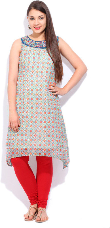 Imara Women Printed A-line Kurta(Multicolor)