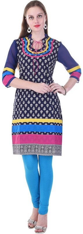 Tami Casual Printed Women Kurti(Multicolor)