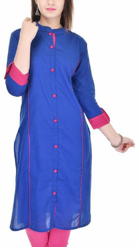 Singhal Fashions Casual Solid Women Kurti(Multicolor)