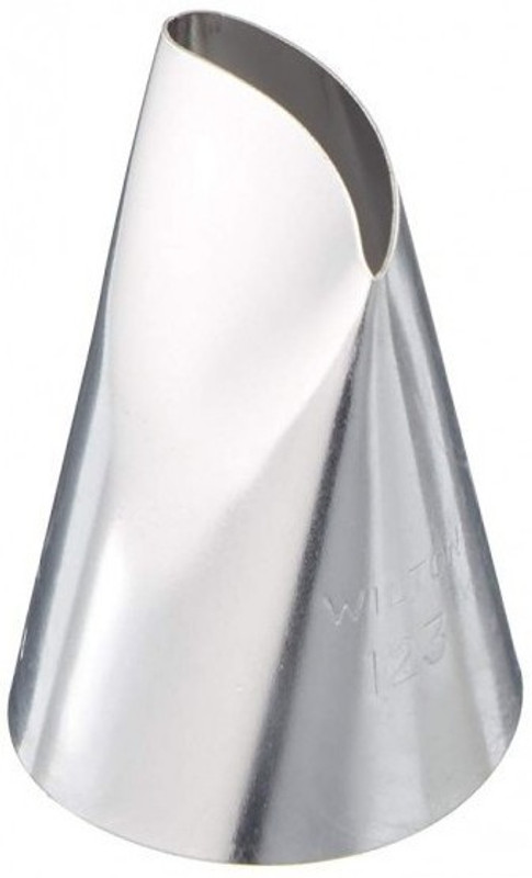 PALAK nozzle011 Stainless Steel Petal Icing Nozzle(Silver Pack of 1)