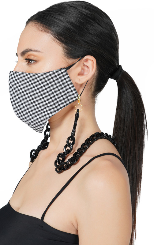 SNEHPRABHA Face Mask Holder Black Chain Necklace||Lanyard Black Face Mask...