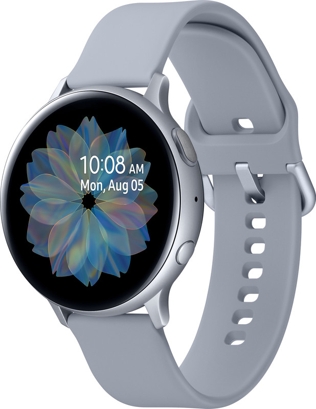SAMSUNG Galaxy Watch Active 2 Aluminium(Grey Strap, Regular)