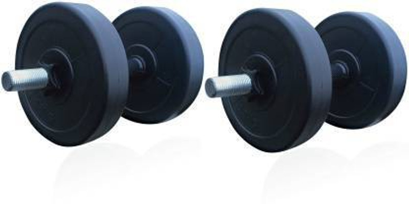 BMS Sports 4 KG PVC DUMBBELL SET COMBO FOR HOME EXERCISE Adjustable Adjustable Dumbbell(4 kg)