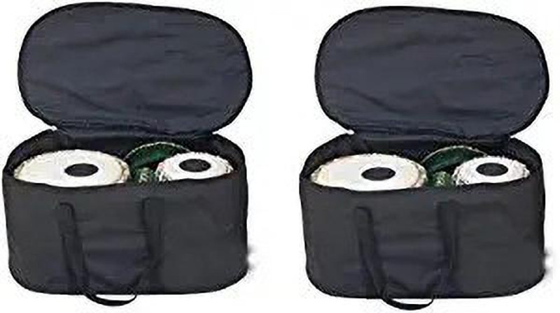 MAGA MART TABLA BAG 2 Pcs Set Natural Steel Tabla Bag Tabla Bag