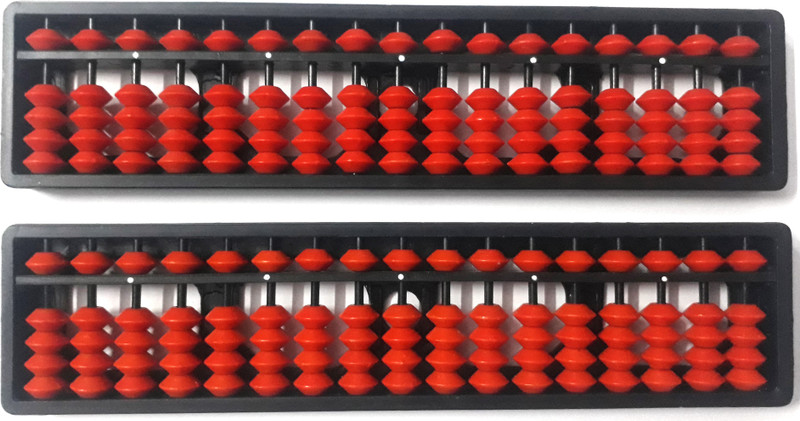 A A Mart ABACUS 17 ROD(Black, Red)