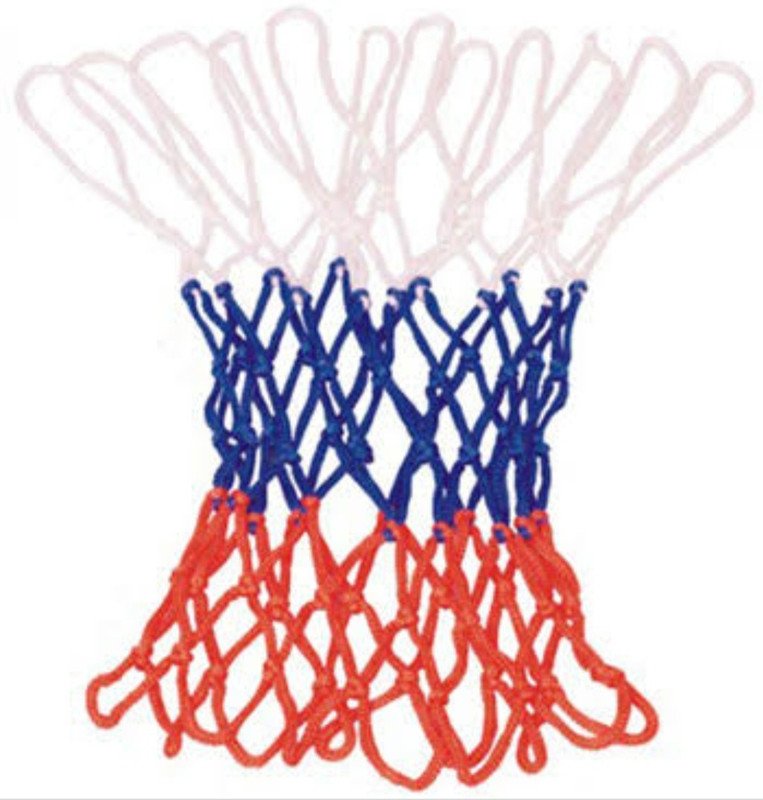 clark CLK99 nylon basketball net pack of 2 pair Basketball Net(Multicolor)