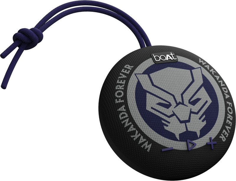 boAt Stone 190 Black Panther Edition 5 W Bluetooth Speaker(Kings’s Black, Mono Channel)