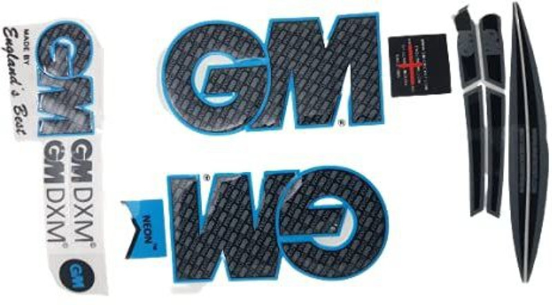 Kyrios GM Cricket Bat Sticker Emossed Premium Quality Advanced Gum Bat Sticker(Blue)