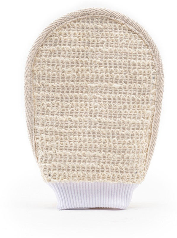 mCaffeine Exfoliating Gloves for Body Cleansing and Scrubbing | Bath Glove for Men & Women