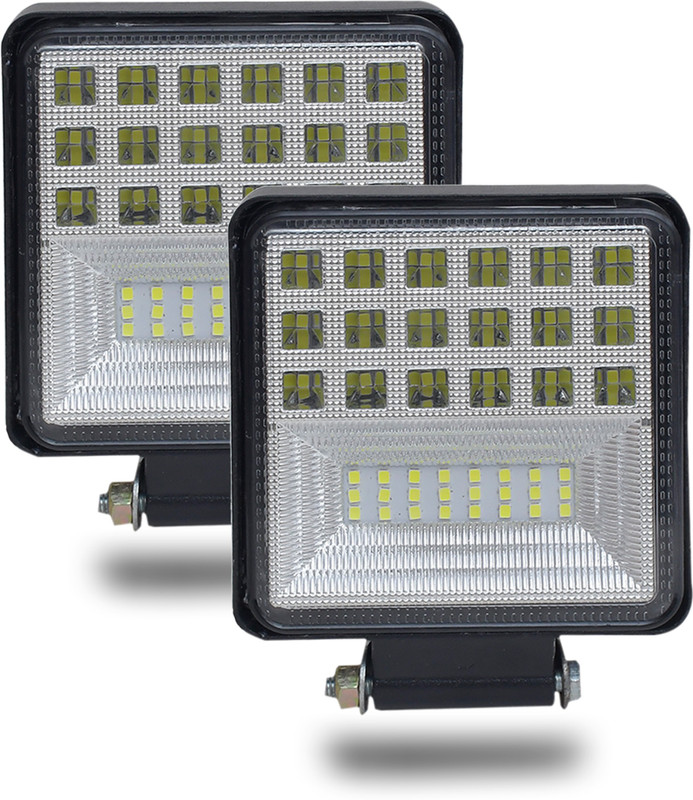 Autofledge AFFLU40 (Pack of 2) Fog Lamp LED Work Light 42 LED Spot Lights Night Light Fog Lamp Car, Motorbike LED (12 V, 30 W)(3 Series, 4 Series, 5 Series, 6 Series, Pack of 2)