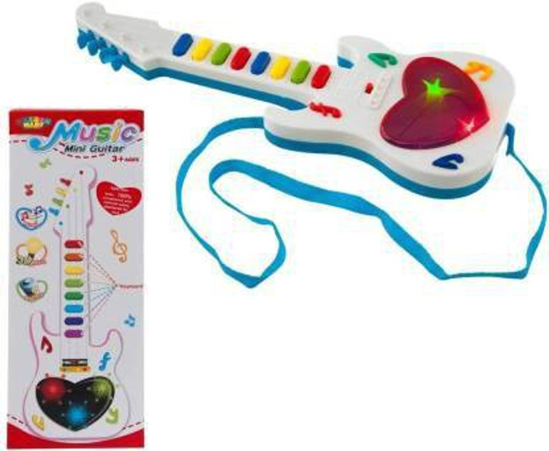 Kmc kidoz Mini Guitar Keyboard Electronic Toy Children Toys Music Kids Music Instrument Toys (Pack of 1)(Multicolor)