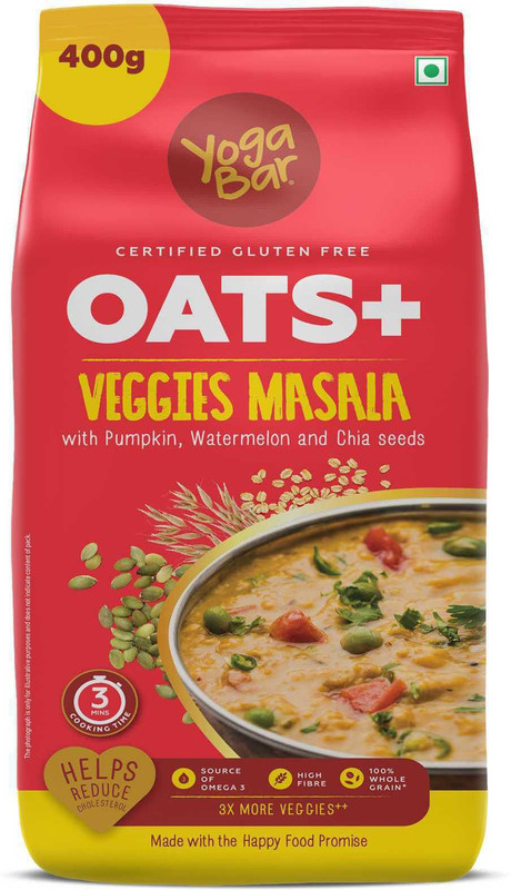 Yogabar Super Veggie Masala Oats Pouch
