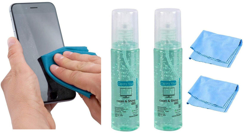 VEDRID Gel Liquid Solution with Cloth to Clean for Computers, Laptops, Mobiles(100 ML Gel Pack)