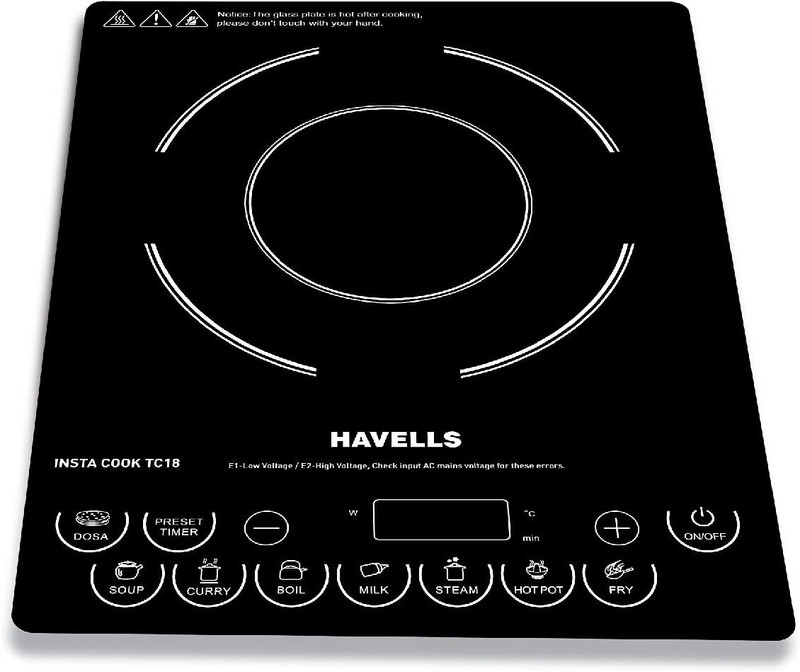 HAVELLS Insta Cook TC 18 Induction Cooktop(Black, Touch Panel)