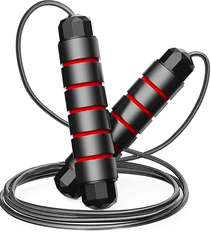 ultimate shopping network adjustable Ball Bearing Skipping Rope Freestyle Skipping Rope(Multicolor, Length: 275 cm)