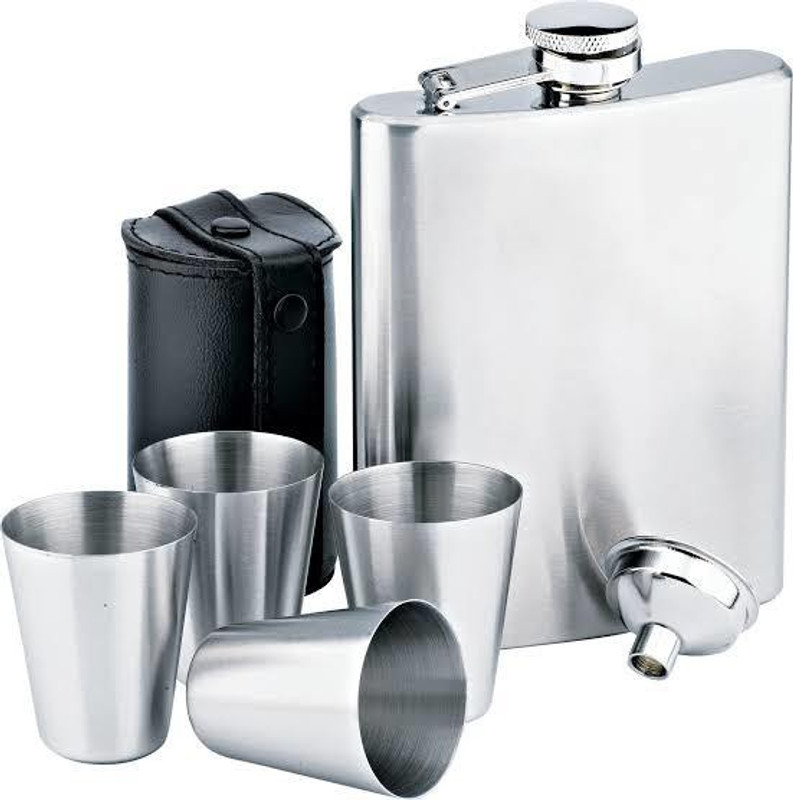 TARGET PLUS JD-8oz Stainless Steel Hip Flask(230 ml)