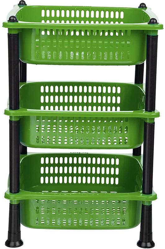 VM BOND Fruits/Vegetables Plastic Kitchen Rack 3 Slice Toast Rack(Plastic)