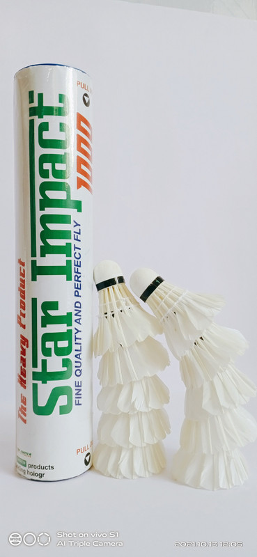 ZF International ZF super Impact Feather Shuttle  - White(Slow, 75, Pack of 10)