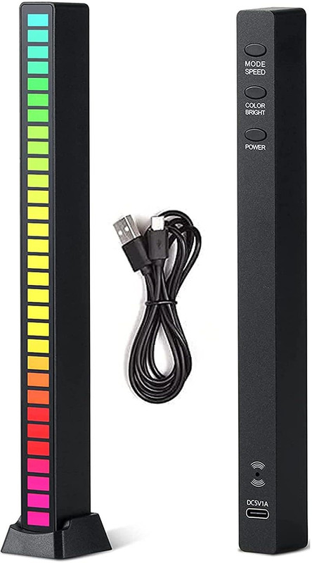 bosig Bosig® LED Strip Sound Control Pickup Rhythm Light Car Home Music Light Strip
