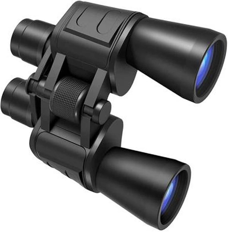 SellRider Professional 20 X 50 Full HD Barium Crown glass BAK-4 Lens 20X Zoom Prism Binocular Telescope with Case and Strap (168FT at 1000YDS) Pouch for Long Distance Day/Night Vision Binoculars(50 mm , Black)