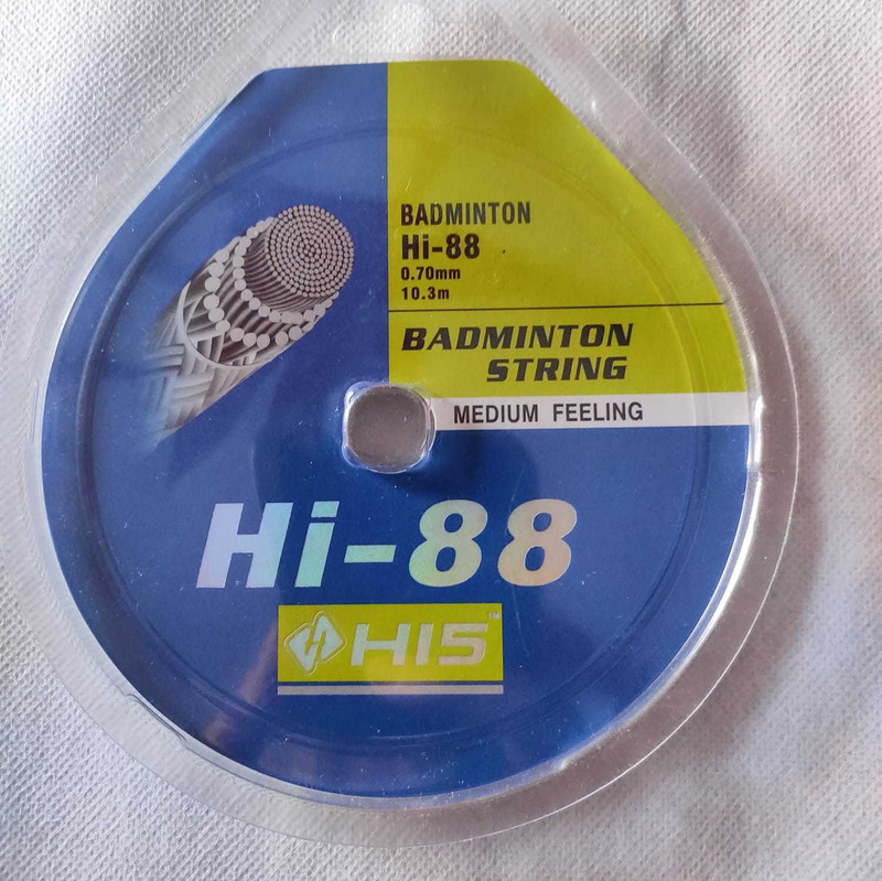 S G Fab HI-88 0.7 Badminton String - 10.3 m(White)