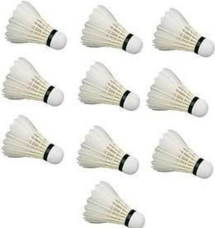 clark Feather white Gold shuttle cork pack of 10 Feather Shuttle  - Yellow(Medium, 77, Pack of 10)