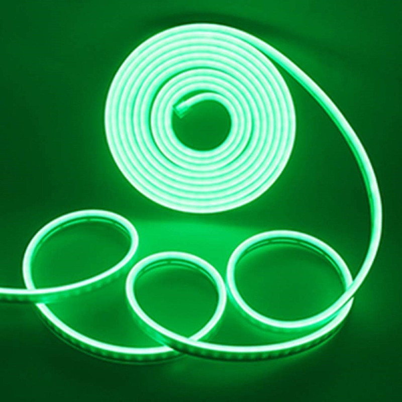 Online Generation LED Neon Light Rope, Waterproof Outdoor Flexible Light with Connector, 120LED/M Silicone Light for Diwali, Christmas, Indoor Outdoor Decoration (Purple) (5 Meter) Chain Silicone Light Hanging Chain Rod