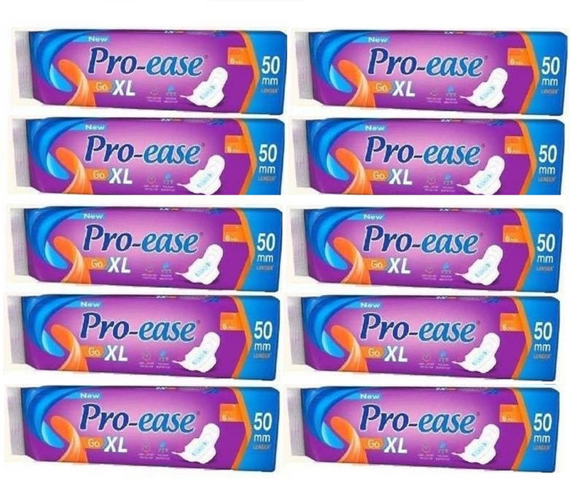 Pro-ease Go XL ( 15+15+15 Pads ) Sanitary Pad(Pack of 3)