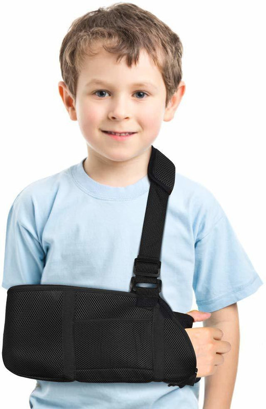 NWLY Arm Sling for Kids Shoulder Immobilizer Left or Right Arm ( 6 to 12 years ) Shoulder Support