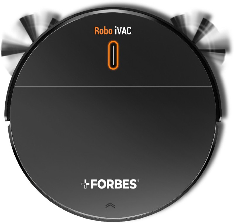EUREKA FORBES Prime Robotic Floor Cleaner with Reusable Dust Bag(Black, Orange, Grey)