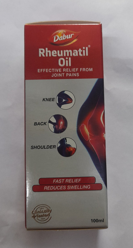 Dabur RHEUMATIL OIL 100ml (PACK OF 2)(Pack of 2, 200 ml)