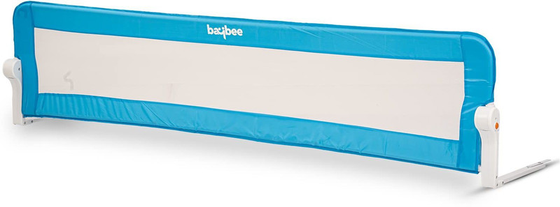 baybee Bed Rail Guard Barrier for Baby Safety Size (180x42) Portable & Height Adjustable Falling Protector Fence for Bed, Foldable Safeguard Bed Rails Single Side Bed for Newborn Toddler Kids(Blue)