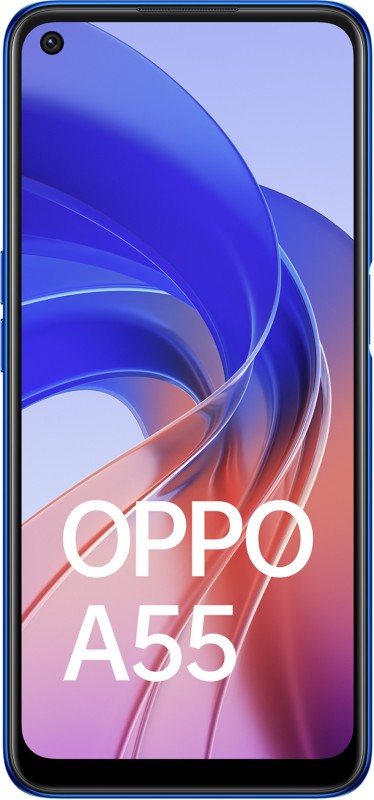OPPO A55 (Rainbow Blue, 128 GB)